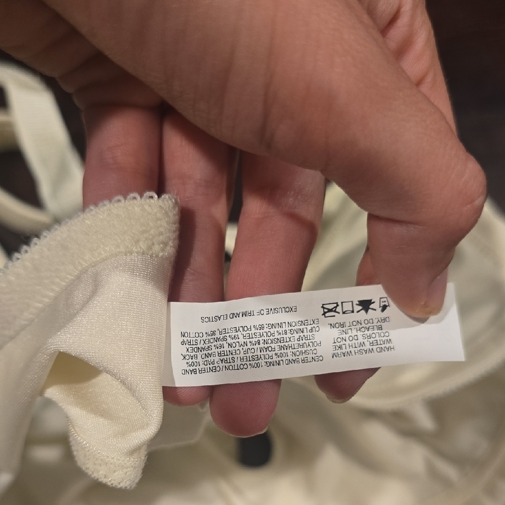 ​Bali Double Support Wireless Bra - Ivory Beige 40C Style 3355 - Picture 4 of 4